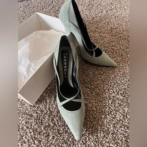 Light green new suede heels!